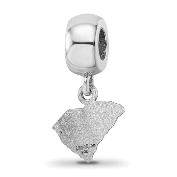 Sterling Silver Rhodium Plated The Citadel XS Dangle Bead Charm - Picture 4 of 6